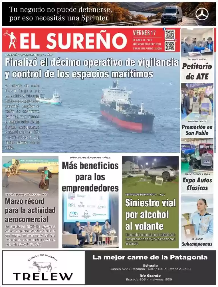 Estudios Max | MULTIMEDIO TOP - Tapa del diario El Sureño